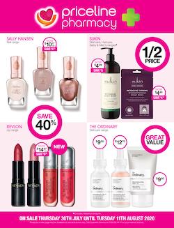 Priceline Pharmacy Deals Beauty Products August 2020
