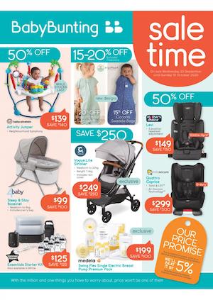 Baby Bunting Catalogue Half-Price Deals October 2020