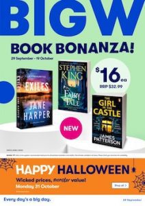 Big W Book Bonanza Sale Sep 2022