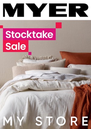 Myer Catalogue Stocktake Sale Dec 2022 - Jan 2023