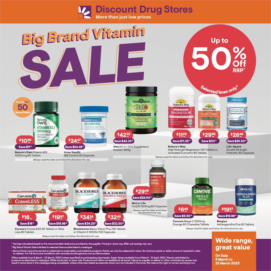 Discount Drug Stores Catalogue