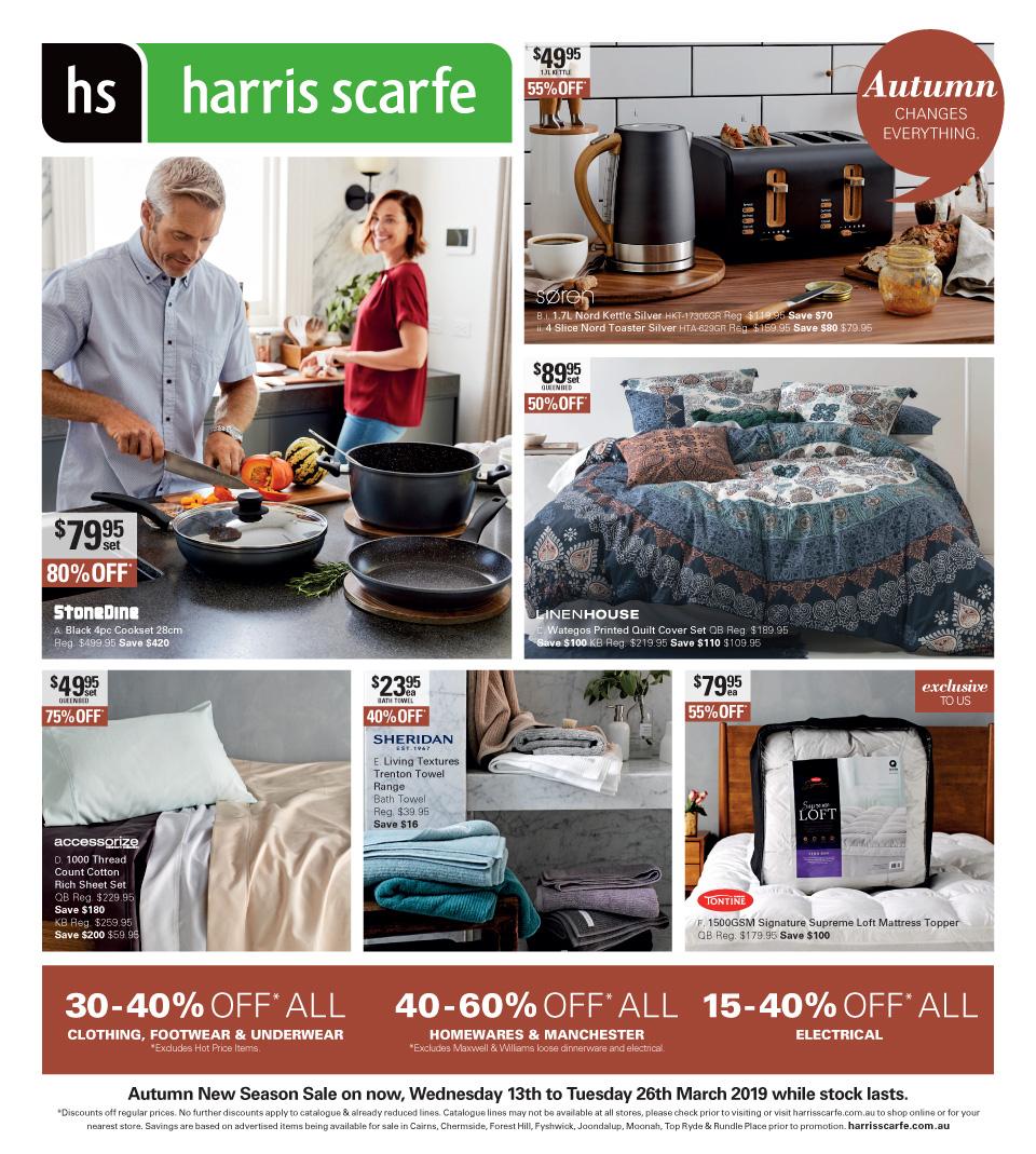 Harris Scarfe Catalogue
