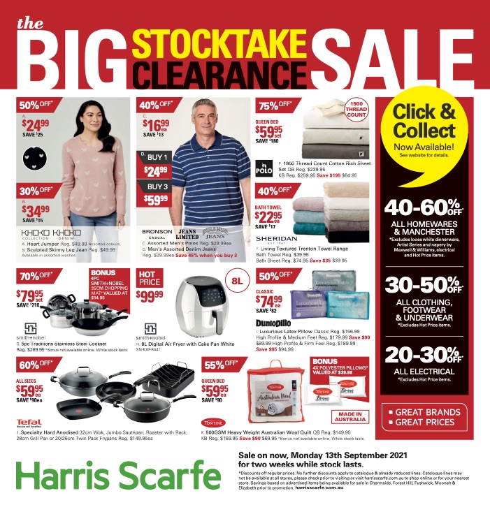 Harris Scarfe Catalogue